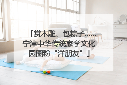赏木雕、包粽子……宁津中华传统家学文化园圈粉“洋朋友”