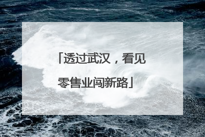 透过武汉，看见零售业闯新路