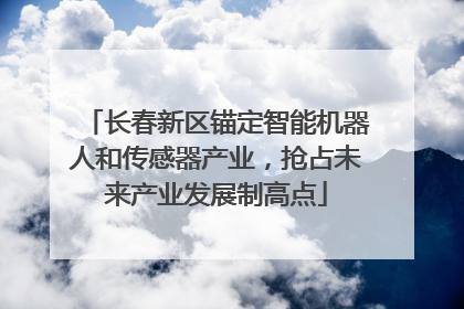 长春新区锚定智能机器人和传感器产业，抢占未来产业发展制高点