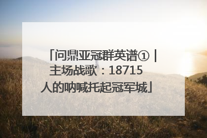 问鼎亚冠群英谱①｜主场战歌：18715人的呐喊托起冠军城