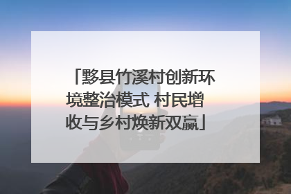 黟县竹溪村创新环境整治模式 村民增收与乡村焕新双赢