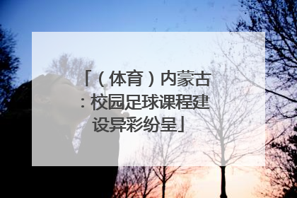 （体育）内蒙古：校园足球课程建设异彩纷呈