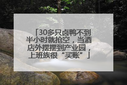 30多只卤鸭不到半小时就抢空，当酒店外摆摆到产业园，上班族很“买账”