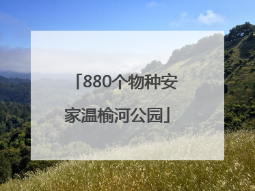 880个物种安家温榆河公园